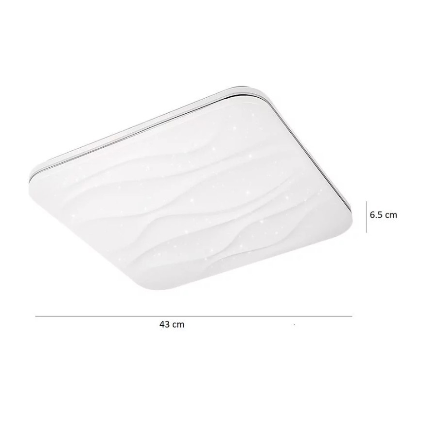 Светодиодный регулируемый потолочный светильник DESERT LED/72W/230V с дистанционным управлением