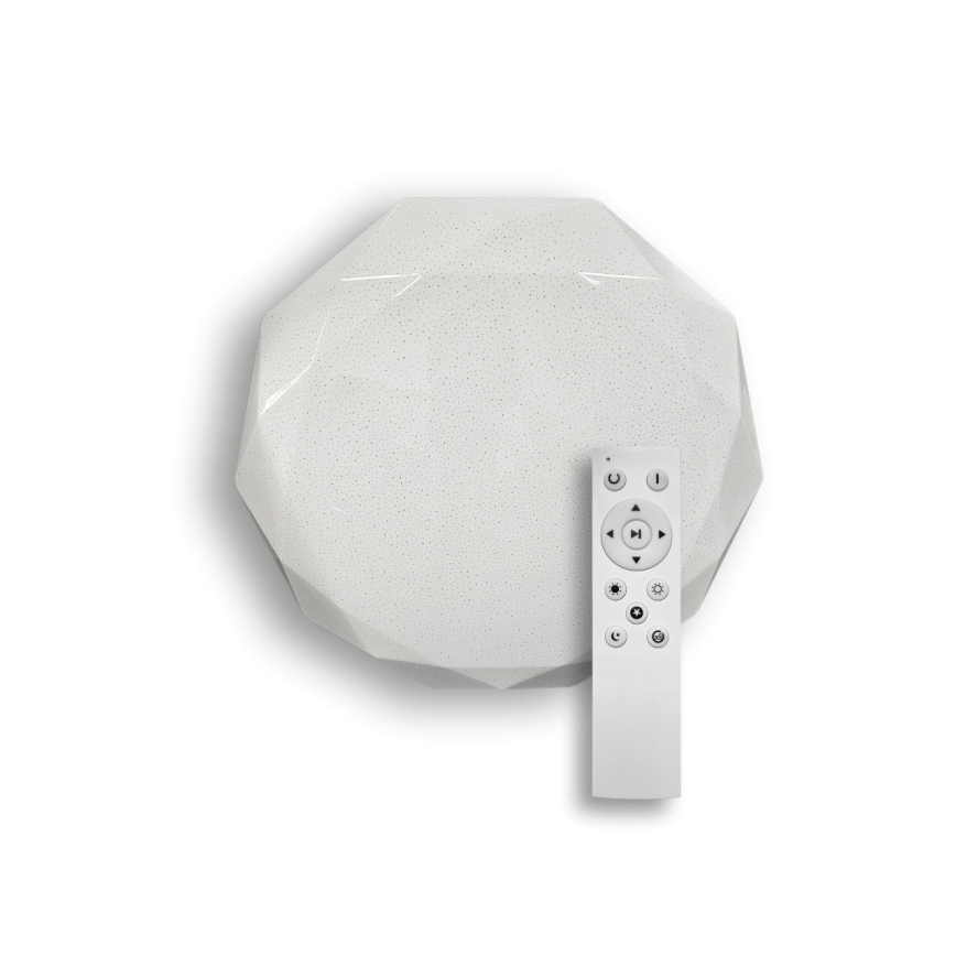 Светодиодный регулируемый потолочный светильник INDUS LED/60 Вт/230 В 2700-6500K, диаметр 58 см + пульт дистанционного управления