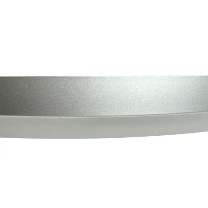 Светодиодная регулируемая накладная люстра LED/40Вт/230В 3000-6500К матовый хром + пульт дистанционного управления