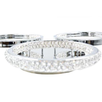 Светодиодная регулируемая накладная люстра LED/60Вт/230В 3000-6500К + пульт дистанционного управления