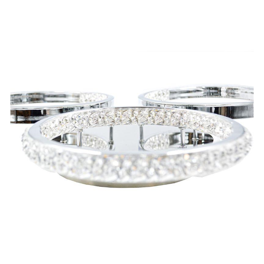 Светодиодная регулируемая накладная люстра LED/60Вт/230В 3000-6500К + пульт дистанционного управления