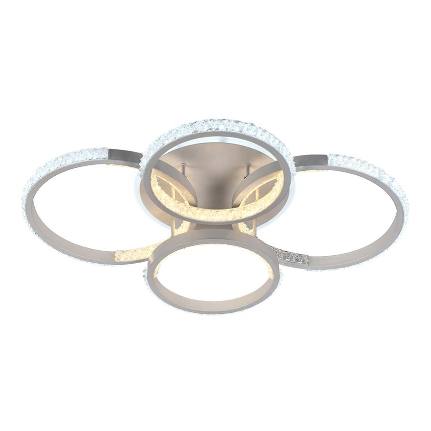 Светодиодная регулируемая накладная люстра LED/80Вт/230В 3000-6500К + пульт дистанционного управления