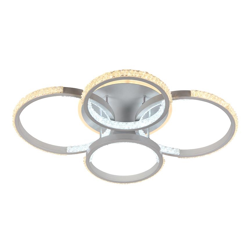 Светодиодная регулируемая накладная люстра LED/80Вт/230В 3000-6500К + пульт дистанционного управления