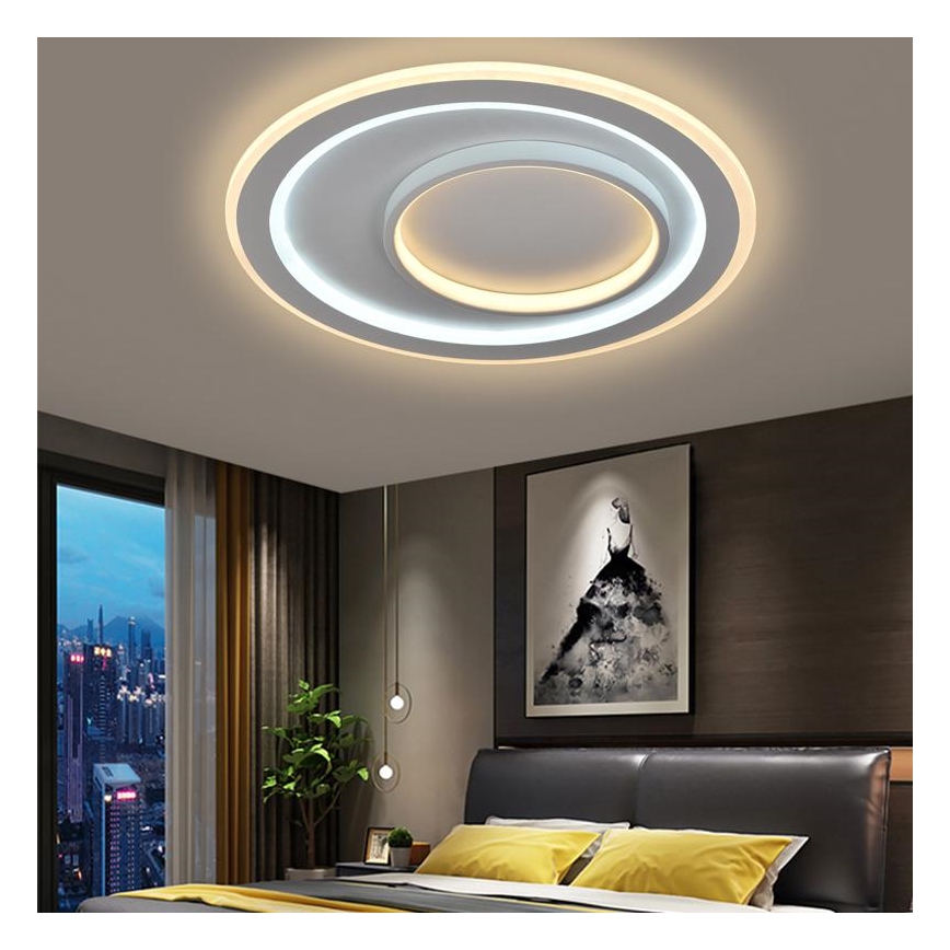 Светодиодный регулируемый потолочный светильник LED/85 Вт/230 В 3000-6500K + пульт дистанционного управления