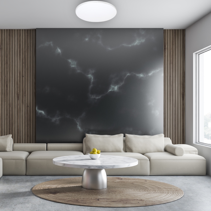 Светодиодный регулируемый потолочный светильник SIENA LED/68W/230V + пульт дистанционного управления