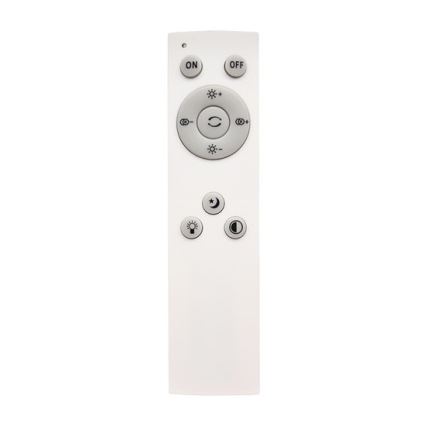 Светодиодный диммируемый потолочный светильник SMART CORAL LED/24W/230V черный/белый + пульт ДУ
