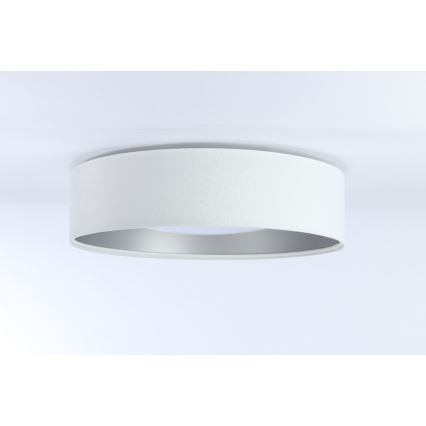 Светодиодный регулируемый потолочный светильник SMART GALAXY LED/24W/230V диам. 44 см белый/серебристый 3000-6500K + пульт дистанционного управления