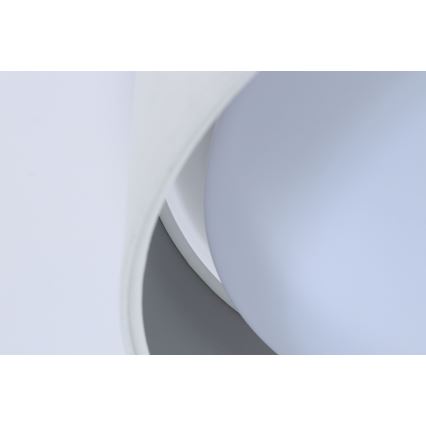 Светодиодный регулируемый потолочный светильник SMART GALAXY LED/24W/230V диам. 44 см белый/серебристый 3000-6500K + пульт дистанционного управления