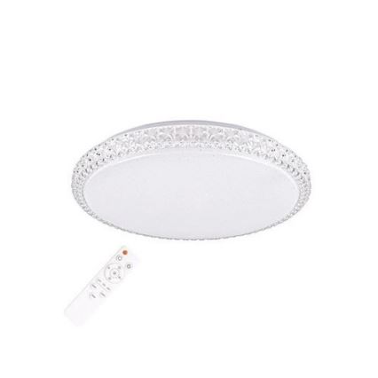 Светодиодный регулируемый потолочный светильник CRUZ LED/40W/230V 2000 лм + пульт дистанционного управления