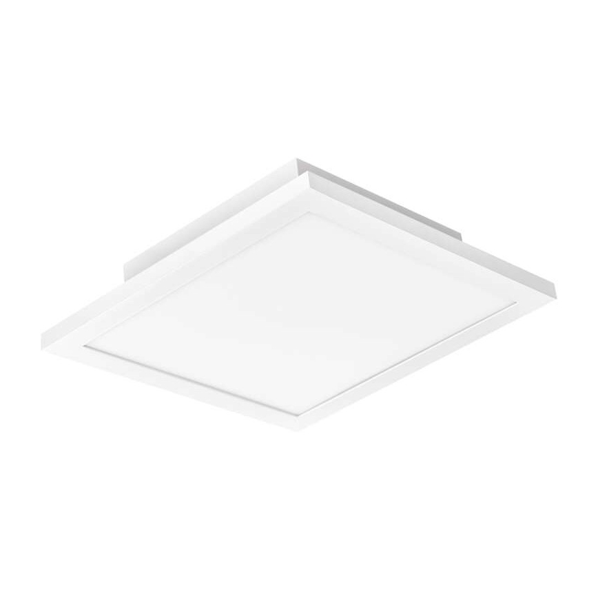 Светодиодный диммируемый потолочный светильник LED/20W/230V квадратный 2700K-6000K + пульт ДУ