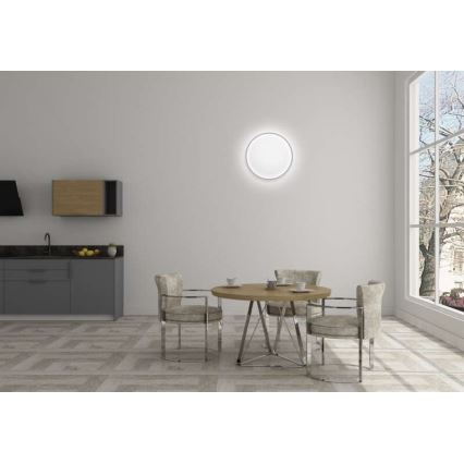 Светодиодный диммируемый потолочный светильник LED/24W/230V круглый 2700K-6500K + пульт ДУ