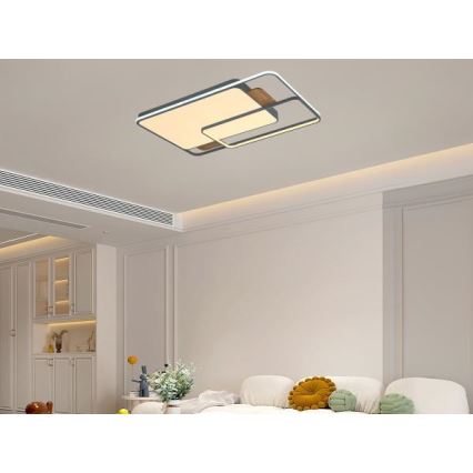 Светодиодный диммируемый потолочный светильник LED/280W/230V 3000-6500K + пульт дистанционного управления