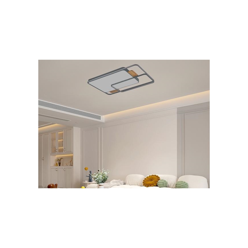 Светодиодный диммируемый потолочный светильник LED/280W/230V 3000-6500K + пульт дистанционного управления