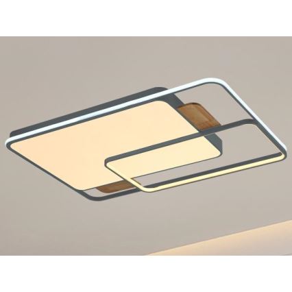 Светодиодный диммируемый потолочный светильник LED/280W/230V 3000-6500K + пульт дистанционного управления