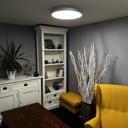 Светодиодный диммируемый потолочный светильник LED/48W/230V 2700-6500K Wi-Fi Tuya + пульт ДУ