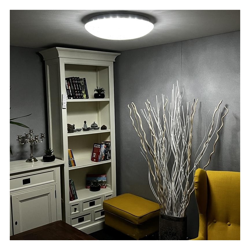 Светодиодный диммируемый потолочный светильник LED/48W/230V 2700-6500K Wi-Fi Tuya + пульт ДУ