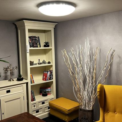 Светодиодный диммируемый потолочный светильник LED/48W/230V 2700-6500K Wi-Fi Tuya + пульт ДУ