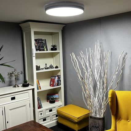 Светодиодный диммируемый потолочный светильник LED/48W/230V 2700-6500K Wi-Fi Tuya + пульт ДУ