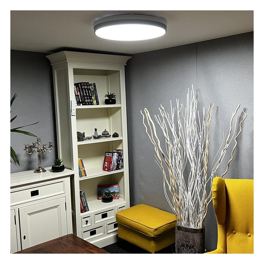 Светодиодный диммируемый потолочный светильник LED/48W/230V 2700-6500K Wi-Fi Tuya + пульт ДУ
