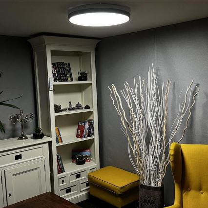 Светодиодный диммируемый потолочный светильник LED/48W/230V 2700-6500K Wi-Fi Tuya + пульт ДУ
