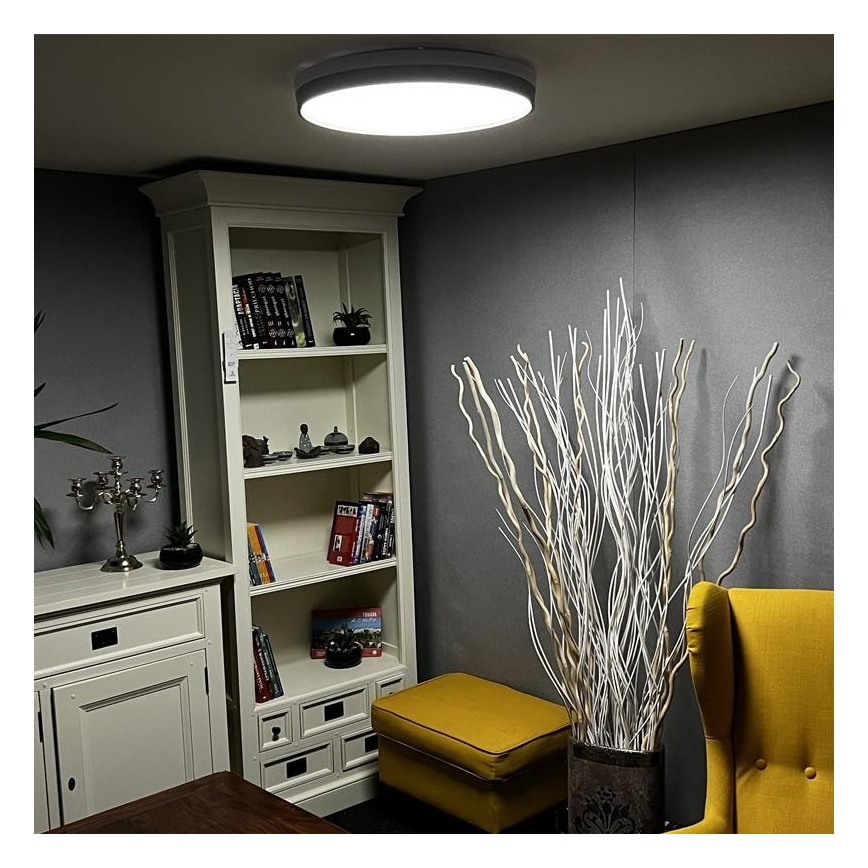 Светодиодный диммируемый потолочный светильник LED/48W/230V 2700-6500K Wi-Fi Tuya + пульт ДУ