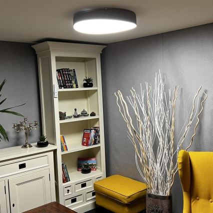 Светодиодный диммируемый потолочный светильник LED/48W/230V 2700-6500K Wi-Fi Tuya + пульт ДУ
