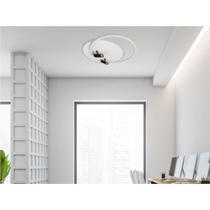 Светодиодный регулируемый потолочный светильник LED/65 Вт/230 В 3000-6500K белый + пульт дистанционного управления