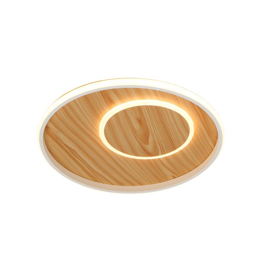 Светодиодный регулируемый потолочный светильник LED/65W/230V 3000-6500K коричневый + дистанционный пульт управления