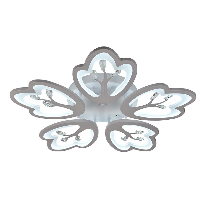 Светодиодная регулируемая накладная люстра LED/80W/230V 3000-6500K с пультом дистанционного управления