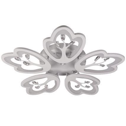 Светодиодная регулируемая накладная люстра LED/80W/230V 3000-6500K с пультом дистанционного управления