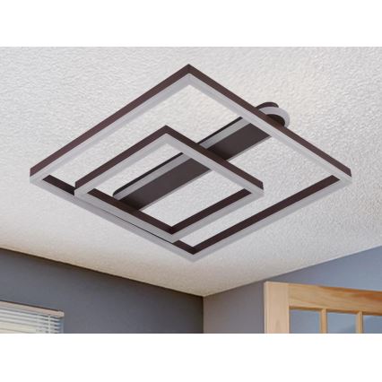 Светодиодный диммируемый потолочный светильник LED/95W/230V 3000-6500K + пульт дистанционного управления