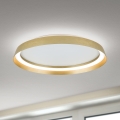 Светодиодный диммируемый потолочный светильник MANTA LED/38W/230V 2700/3000/4000K диаметр 45 см золотой
