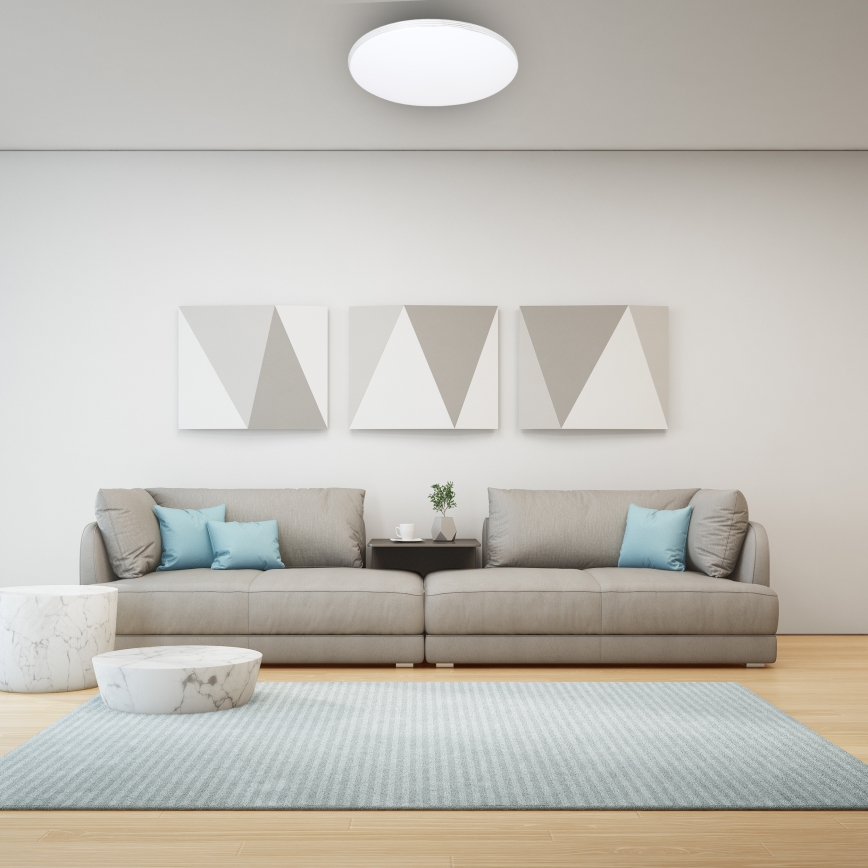 Светодиодный регулируемый потолочный светильник SIENA LED/68W/230V + пульт дистанционного управления