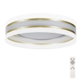 Светодиодный диммируемый потолочный светильник SMART CORAL GOLD LED/24W/230V белый/золотой + пульт ДУ