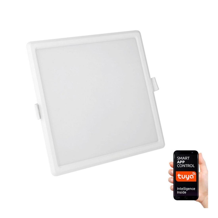 Светодиодный диммируемый встраиваемый светильник ALGINE LED/12W/230V Wi-Fi Tuya квадратный