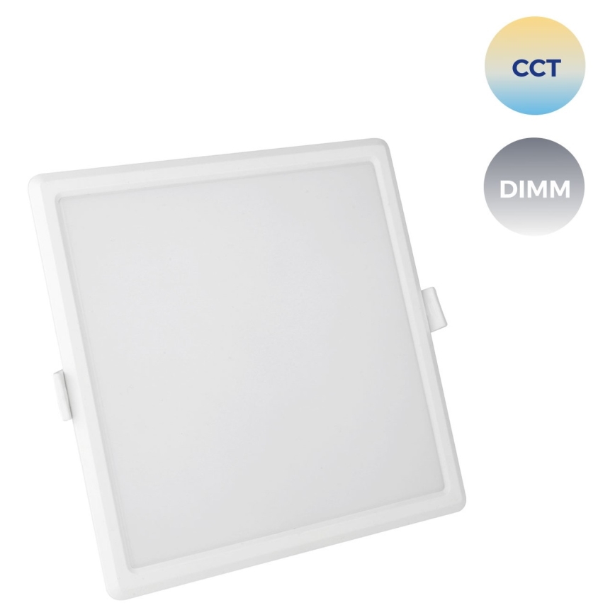 Светодиодный диммируемый встраиваемый светильник ALGINE LED/12W/230V Wi-Fi Tuya квадратный