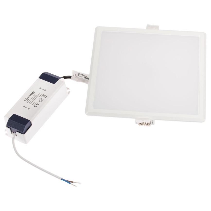 Светодиодный диммируемый встраиваемый светильник ALGINE LED/12W/230V Wi-Fi Tuya квадратный