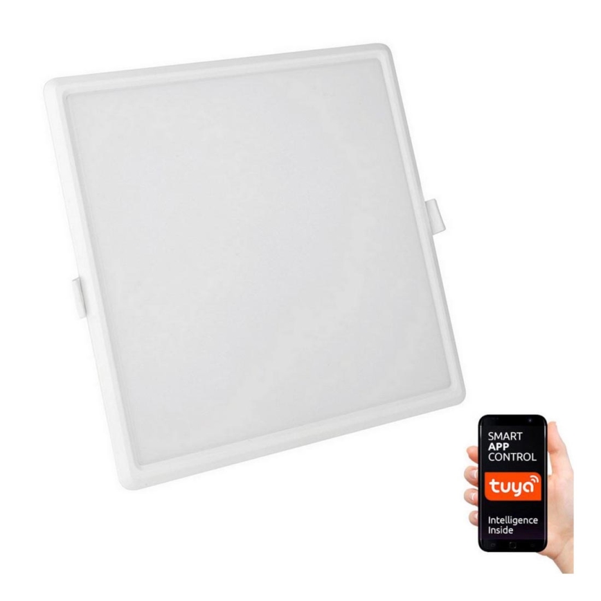 Светодиодный диммируемый встраиваемый светильник ALGINE LED/22W/230V Wi-Fi Tuya квадратный
