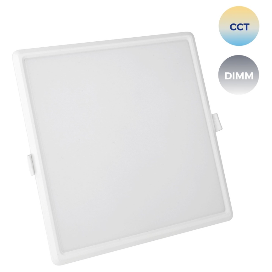 Светодиодный диммируемый встраиваемый светильник ALGINE LED/22W/230V Wi-Fi Tuya квадратный