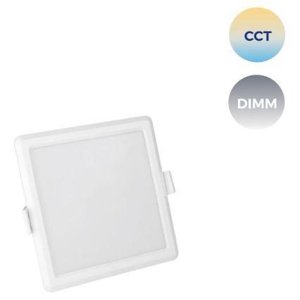 Светодиодный диммируемый встраиваемый светильник ALGINE LED/6W/230V Wi-Fi Tuya квадратный