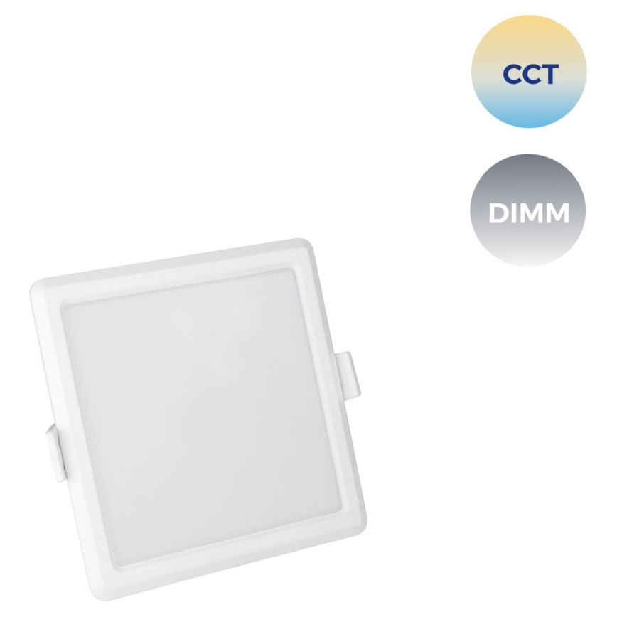 Светодиодный диммируемый встраиваемый светильник ALGINE LED/6W/230V Wi-Fi Tuya квадратный