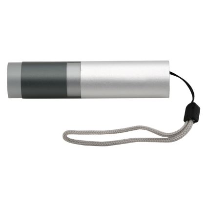 Светодиодный фонарь LED/400mAh белый/серый
