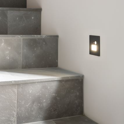 LED-светильник для лестницы с датчиками движения и сумерек LED/1,5W/230V 3000/4000/6500K антрацит