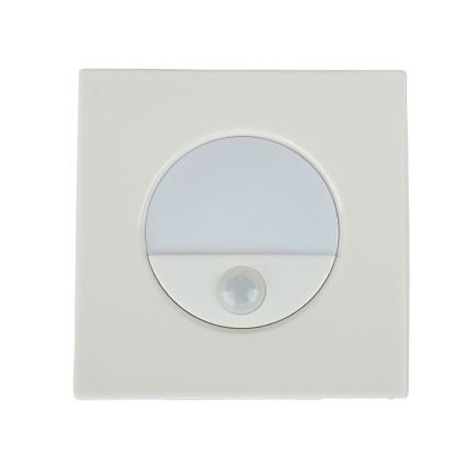 Светодиодный лестничный светильник с датчиком движения LED/3W/230V 4000K белый