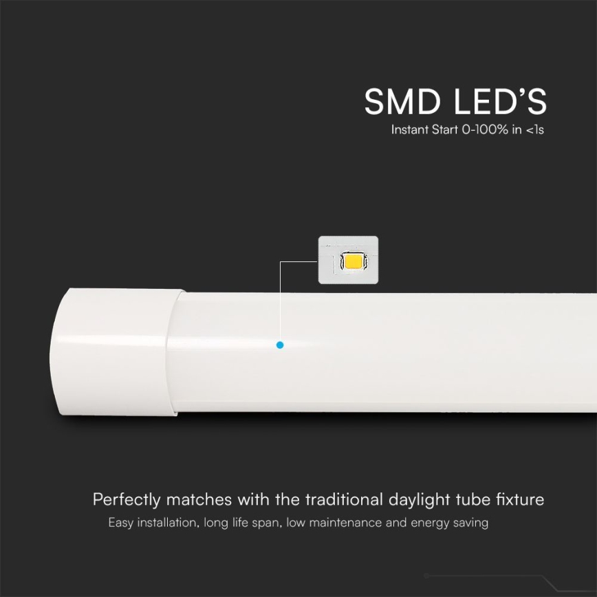 Светодиодный люминесцентный светильник LED/40W/230V 3000/4000/6500K 116 см