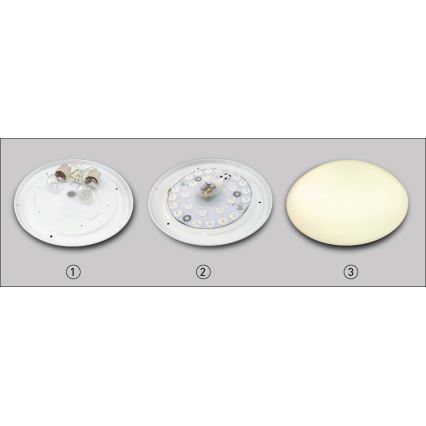 Светодиодный магнитный модуль LED/12W/230V диаметр 12,5 см 3000K