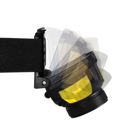 Светодиодный налобный фонарь 2xLED/5W/3xAAA + LED/3W