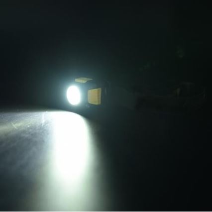 Светодиодный налобный фонарь 2xLED/5W/3xAAA + LED/3W
