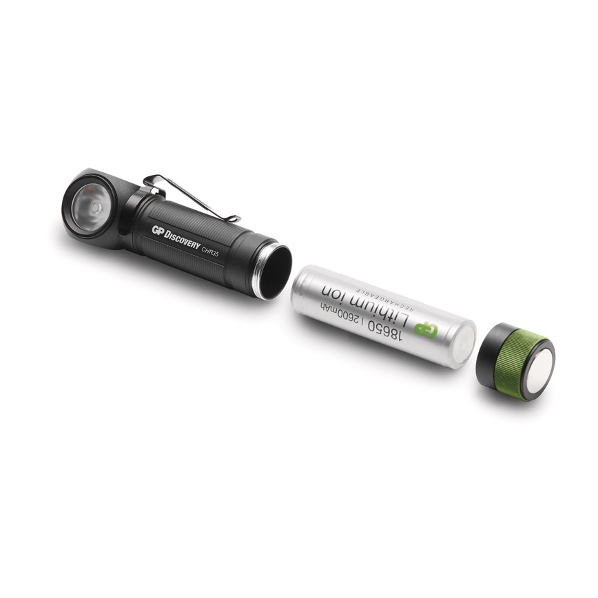 Светодиодный налобный фонарь GP DISCOVERY CHR35 LED/3,7V/2600mAh