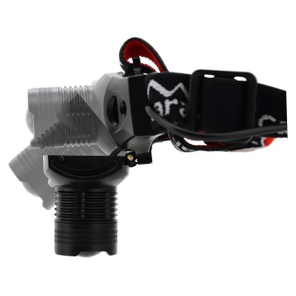 Светодиодный налобный фонарь LED/3W/3xAAA IP44 черный/красный
